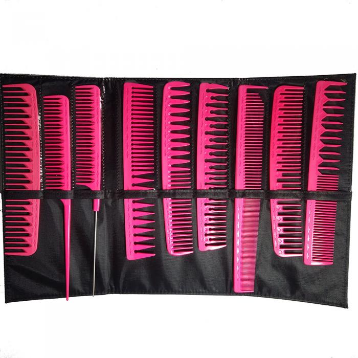Wholesale Professional Barber Tools Hair Comb Fiber Anti-Static for Salon Use Cutting Comb With Tail