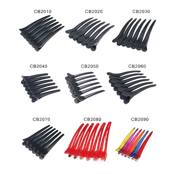 Professional Hair Styling tools Customized OEM Carbon Hair Clips Wholesale Price