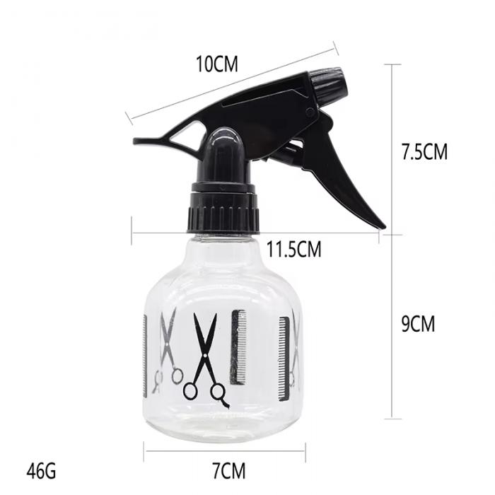 Spray Bottle Mist Spray Cheap Plastic Wholesale 350ML Hairdressing Styling for Barber Shop 200PCS/CNT Durable Customized Logo