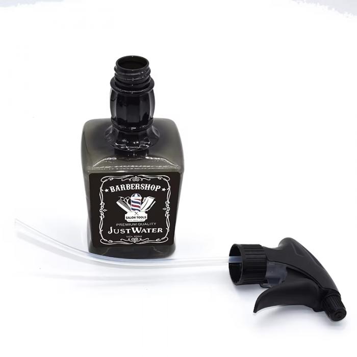 Hot Sale Black 500ml Plastic Spray Bottle with Overlord Nozzle Continuous Water Spray Bottle Glass for Plants