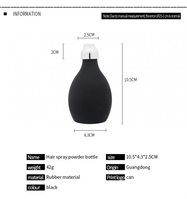 Refillable Hair Salon Powder Spray Bottle Barber Baircut Talcum Container Styling Tool Accessories Tools Accessories