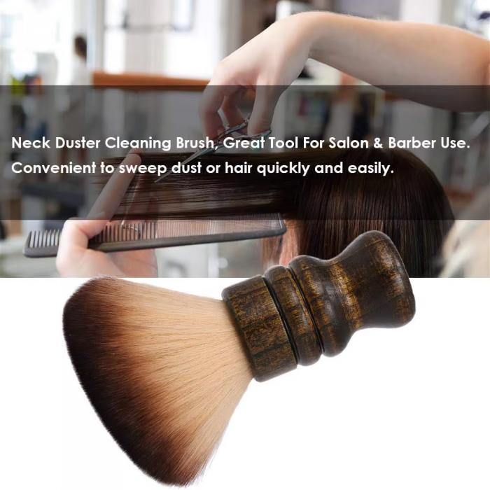 Barber Neck Face Duster Brush Anself Soft Cleaning Hairbrush Hair Sweep Brush Professional Barber Cleaning Brush Neck Nylon Hair