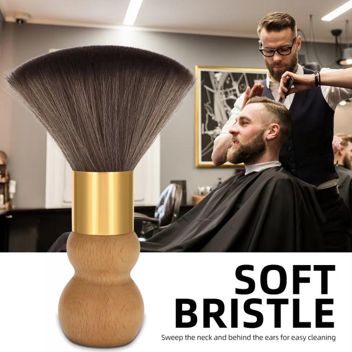 Barber Shop Neck Dusters Brush for Cleaning Hair Sweep Hair Brush Custom Neck Duster