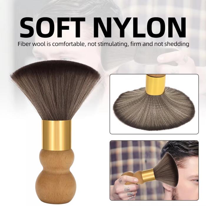 Barber Shop Neck Dusters Brush for Cleaning Hair Sweep Hair Brush Custom Neck Duster