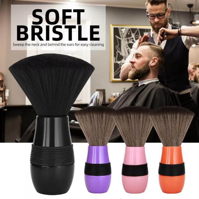 Barber Supplies and Salon Accessories Neck Duster Brush for Hair Cutting Removes Loose Hair From Neckline and Ears