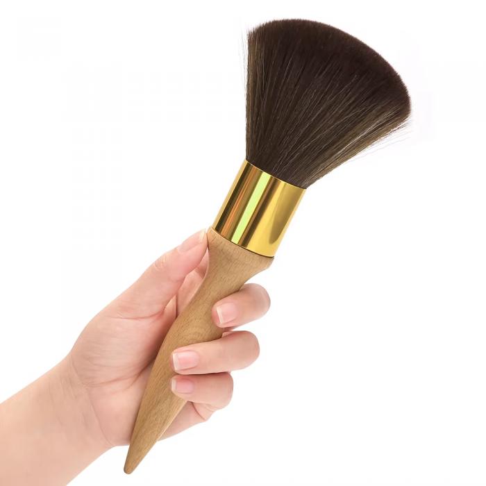 Barber Hair Cutting Cleaning Brush Fade Sweep Soft Nylon Wool Professional Neck Duster