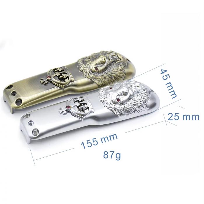 Personalized Luxury DIY Plastic Hair Trimmer Protective Shell Electric Hair Clipper Accessories Retro Skull