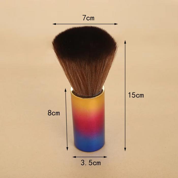 Barber Salon Accessories Hairdressing Styling Tool Hair Brush Neck Face Duster Hairdressing Hair Cutting Cleaning Brush