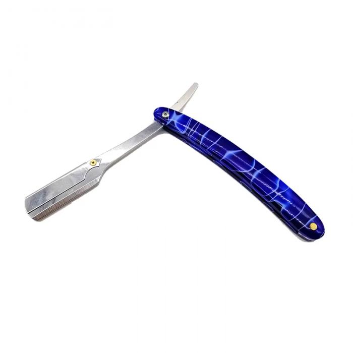 Men Shaving Barber Tools Hair Razor and Blades Folding Shaving Knife Stainless Steel Razor Holder