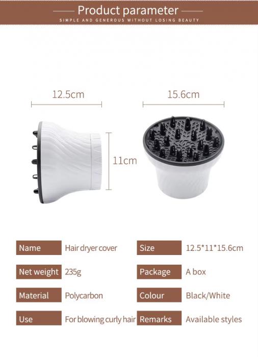 Soft Silicone Hair Dryer Diffuser Collapsible Hairdryer Diffuser Hairdressing Dryer Blower Hood Styling Accessories