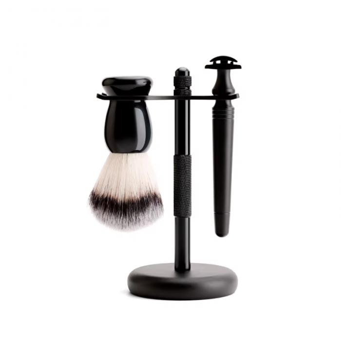 High Grade Black Shaving Kit Male Beard Shaving Tools 4PCS/Set Barber Salon Man Shaver Set