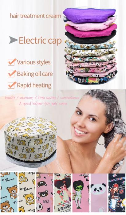 Hair Thermal Treatment Hair Beauty Steamer Hat SPA 220V Nourishing Hair Care Anti-electricity Control Heating