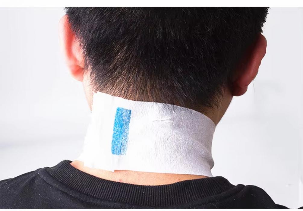 Wholesale Cheap Factory Price Disposable Neck Ruffles Paper for Barber Neck Roll Paper Strips Barber Neck Strip