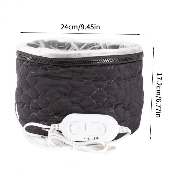 Factory Wholesale Electric Black Hair Hat Salon Spa Steamer Hair Thermal Treatment Hair Baking Oil Salon Home
