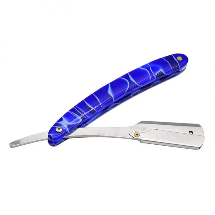 Men Shaving Barber Tools Hair Razor and Blades Folding Shaving Knife Stainless Steel Razor Holder