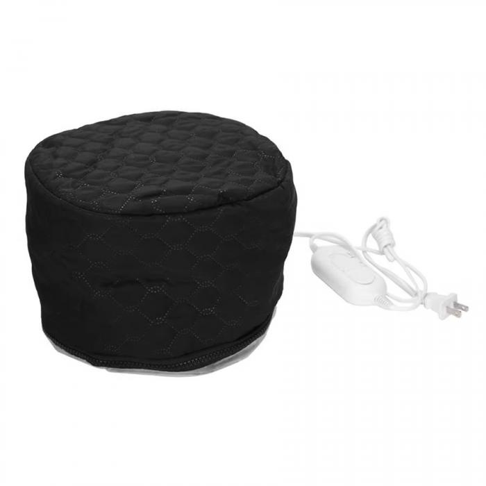 Factory Wholesale Electric Black Hair Hat Salon Spa Steamer Hair Thermal Treatment Hair Baking Oil Salon Home