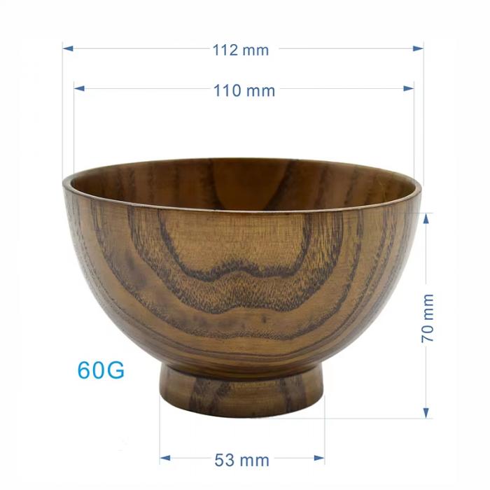 Wood Shaving Bowl for Men Wet Shave Shaving Foam Cream Holder With Lid Beard Brush Bowl Soap Easy Clean Durable Bowl