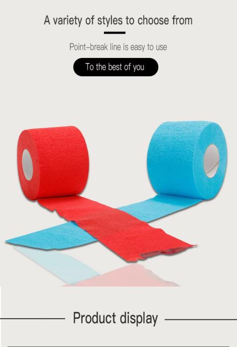 Professional 100 Wood Pulp Disposable Neck Paper for Barber Salon Beauty Accept Customized Logo