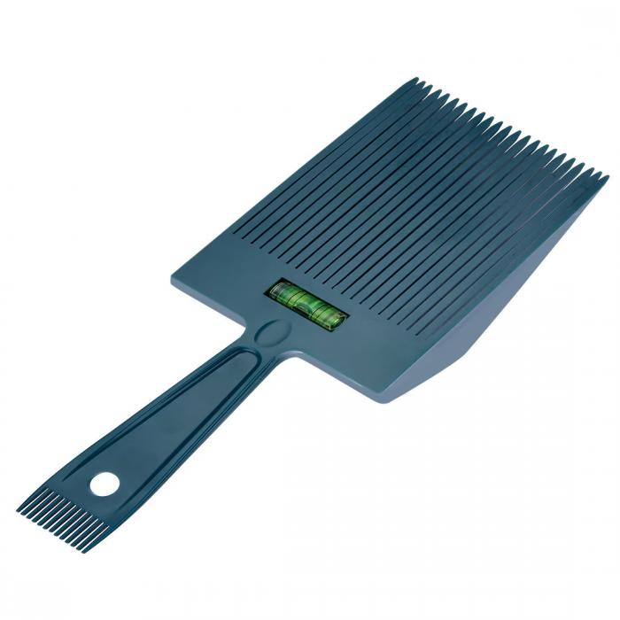 Professional Mens Flat Hair Retro Oil Comb Accurate Water Leveling System Men Hair Cutting Comb for Salon