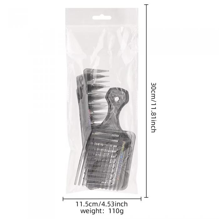 Men Hair Wide Tooth Combs Styling Brushes Women Men Oil Head Combs Most Hair Types Salon and Barber Comb