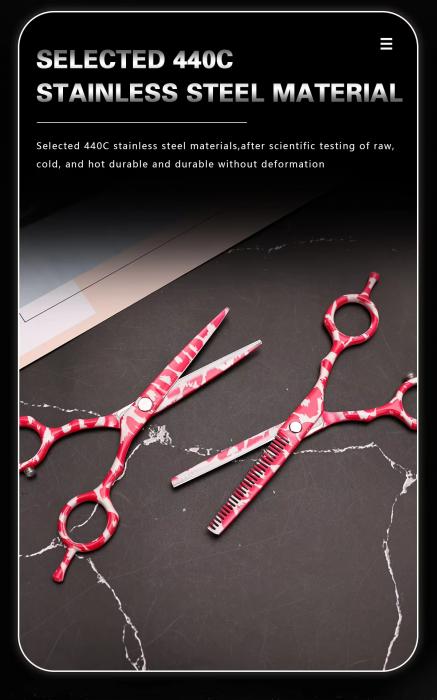 Camouflage Color Stainless Steel Scissors High-end Scissor Wholesale Cutting Scissor