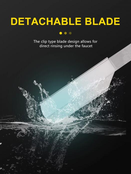 Men Straight Barber Edge Razors Blades Hair Shaving Tools Safety Professional Stainless Steel Folding Knife Hair Removal Kit