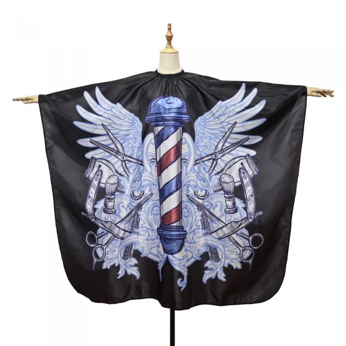 Haircut Cloth Antistatic Cutting Hair Waterproof Pattern Gown Salon Barber Hairdressing Apron Hairdresser Cape