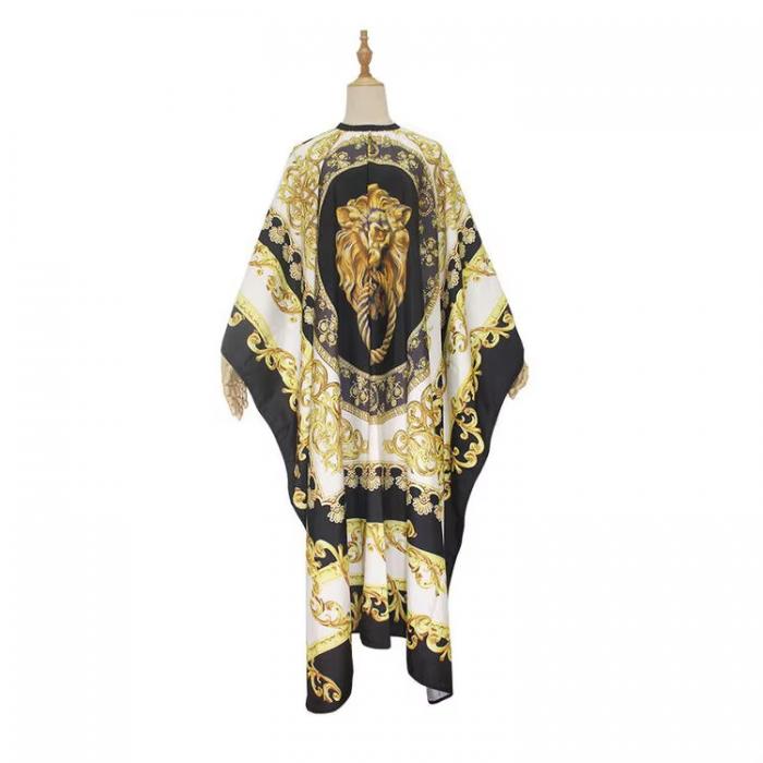 New Design Luxury Hairdressing Cape Hair Dyeing Cape Adult Polyester Durable Cape