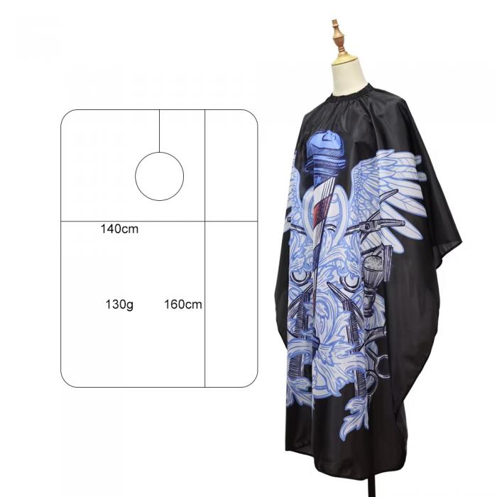 Haircut Cloth Antistatic Cutting Hair Waterproof Pattern Gown Salon Barber Hairdressing Apron Hairdresser Cape
