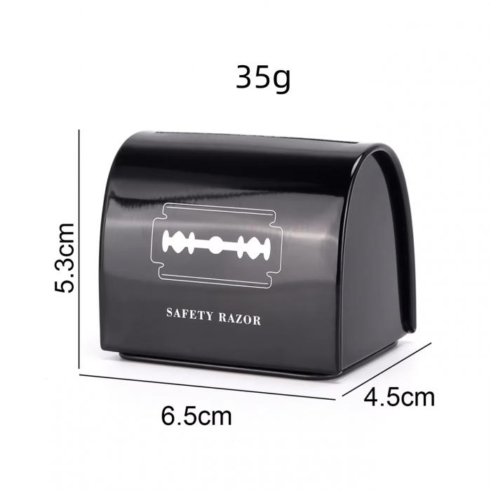 BARBERMAX Stainless Steel Barbershop Mini Razor Blade Storage Case for Hair Salons