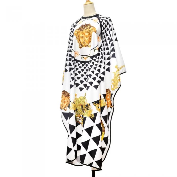 Hairdresser Aprons Polyester Pattern Haircut Capes Barbershop Shaving Aprons Hairdresser Shawls Barber Cloth