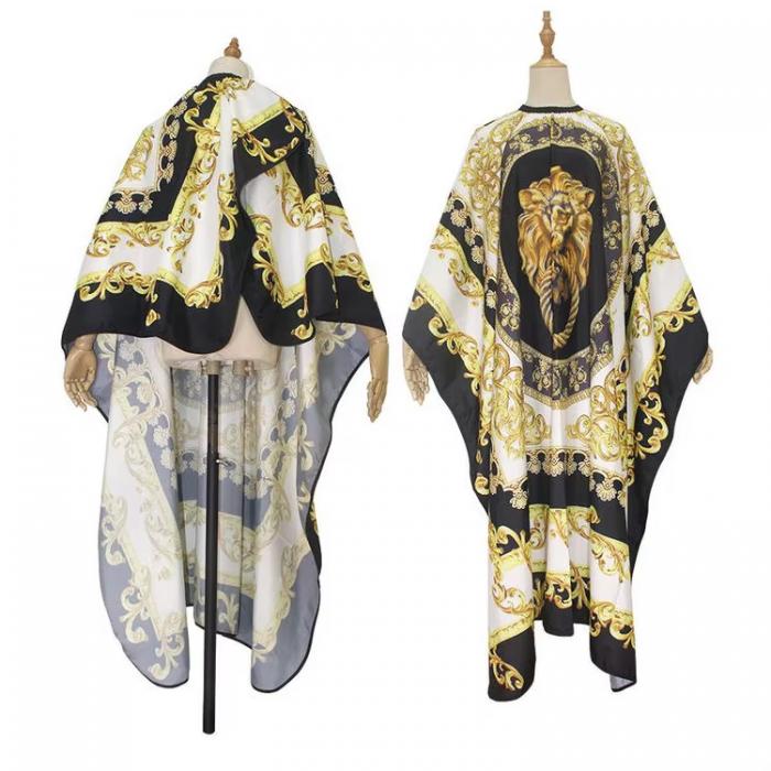 New Design Luxury Hairdressing Cape Hair Dyeing Cape Adult Polyester Durable Cape