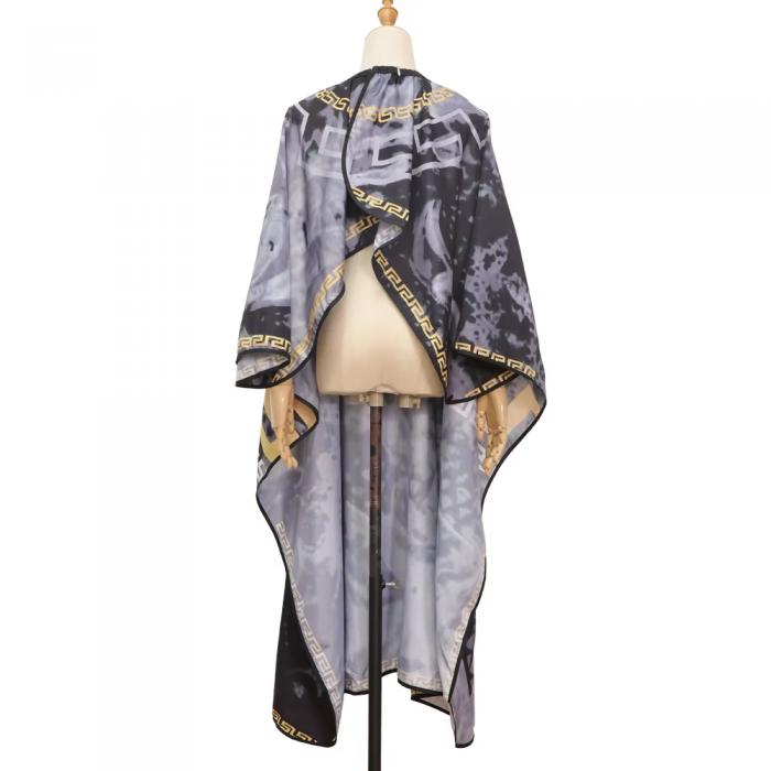 Hairdresser Aprons Polyester Pattern Haircut Capes Barbershop Shaving Aprons Hairdresser Shawls Barber Cloth