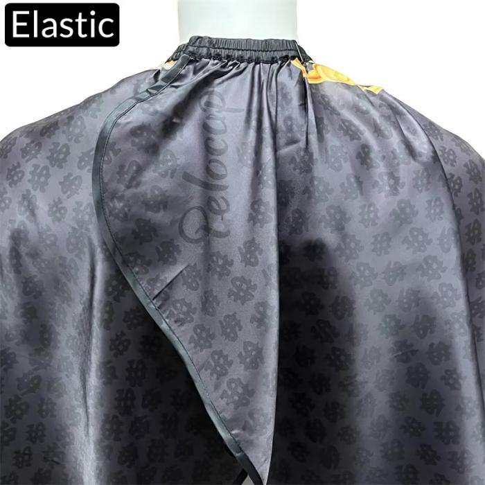 Barber Cape for Men Hair Cutting Salon Cloth with Snap Closures Waterproof Professional Hairdressing Apron