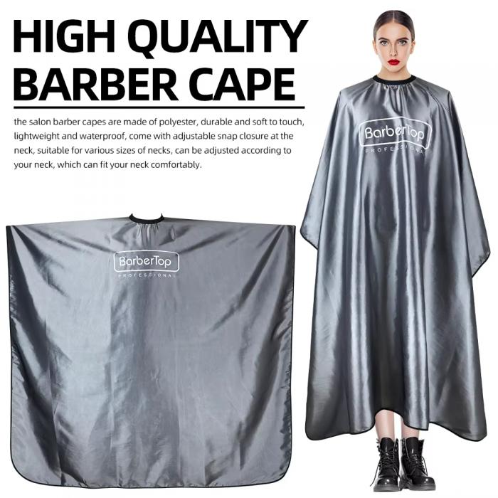 Reusable Hair Cutting Cape Anti Static Professional Barber Cape Full Length Water Resistant Cape for Hairdressers