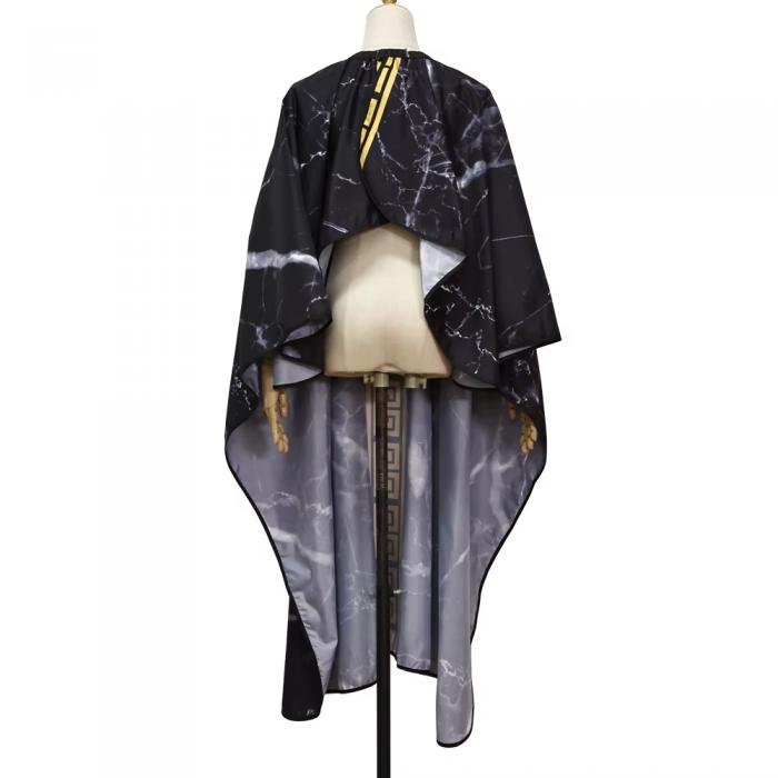 Waterproof Anti-static Barber Cape Adjustable Waist Polyester Hairdressing Apron Salon Haircut Cloth