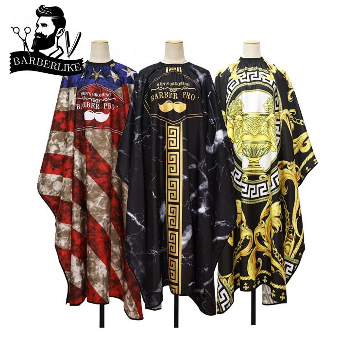 Waterproof Anti-static Barber Cape Adjustable Waist Polyester Hairdressing Apron Salon Haircut Cloth