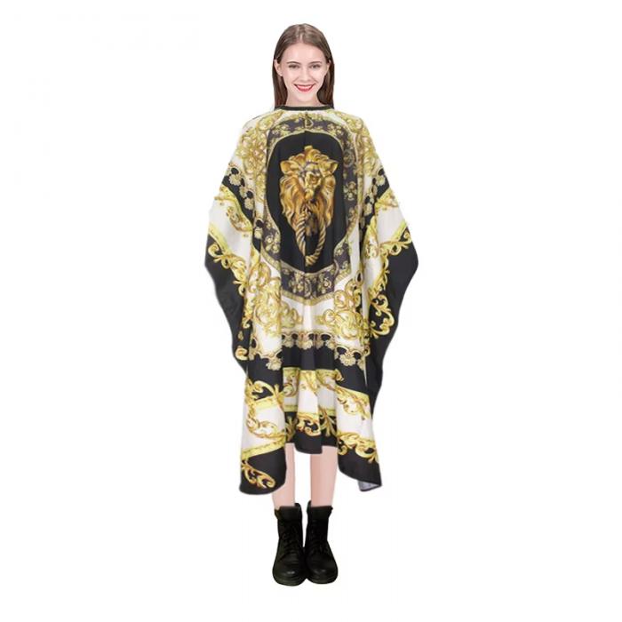 New Design Luxury Hairdressing Cape Hair Dyeing Cape Adult Polyester Durable Cape