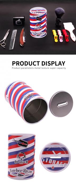 Safety Razor Blade Disposal Case Used Double Edge Razor Gentleman Style Detachable Razor Blade Bank for Salon and Barber Shop