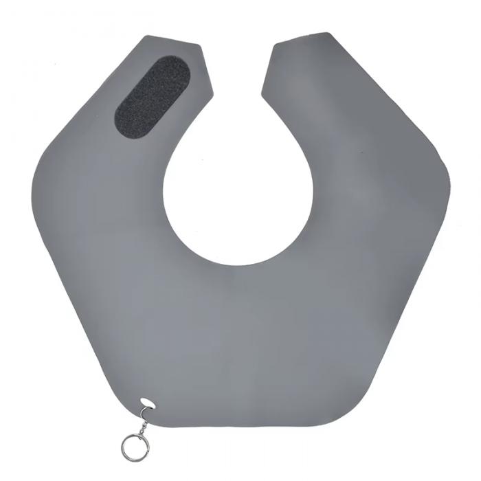 Waterproof Salon Hair Dye Neck Collar Haircut Wrap Hairdressing Shawl Silicone Hair Cutting Cape