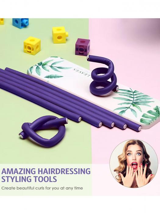Home Use Hair Styling Tool Heatless Curling Rod Headband Sponge Hair Curler Curling Iron