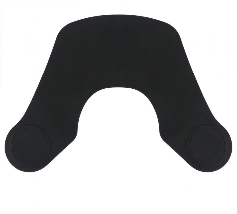 Professional Beauty Hair Coloring Cape Rubber Hair Collar Salon Haircut Neck Cape Wrap Collar Shield Waterproof Silicone Magnet