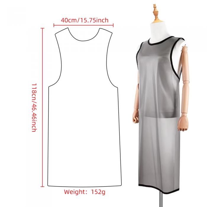Multi-purpose Clear TPU Apron for Hairdressing Pet Grooming Kitchen Protective Work Apron