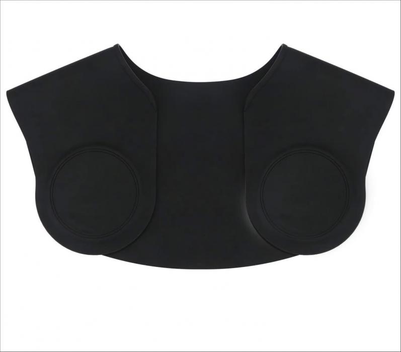 Professional Beauty Hair Coloring Cape Rubber Hair Collar Salon Haircut Neck Cape Wrap Collar Shield Waterproof Silicone Magnet