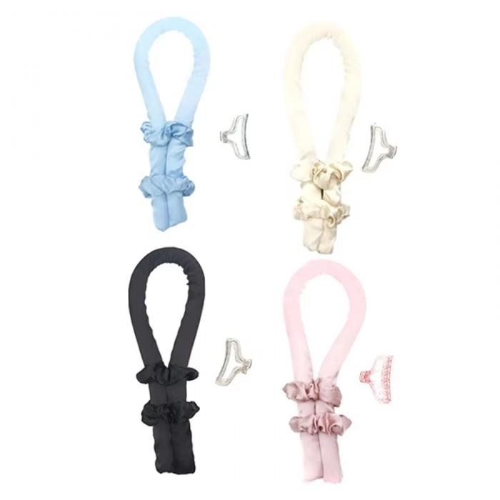 Sleeping Hair Rollers Flexible Curling Rods Magic Wave Hair Curler No Heat Spiral Pear Flower Curling Iron Modeling Accessories