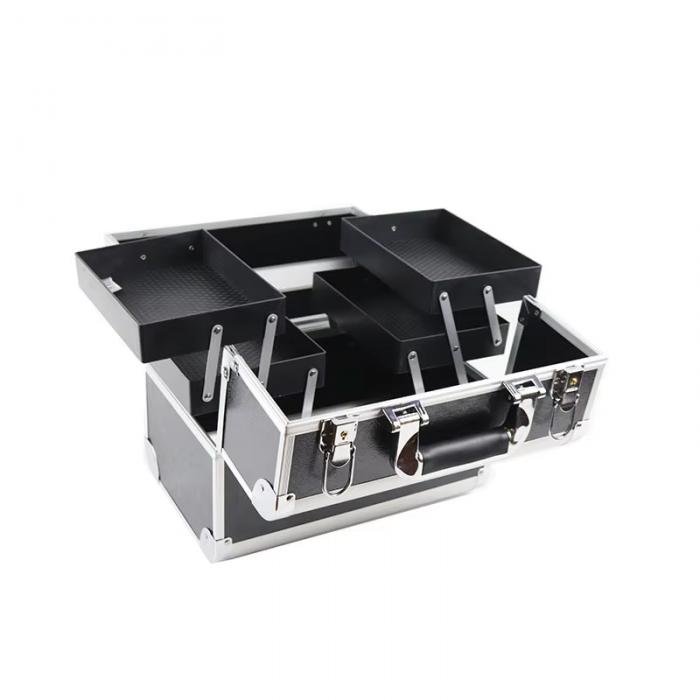 Salon Professional Aluminium Alloy Hair Tools Box Case Beauty Bag Multi Tiers Lockable Barber Tool case