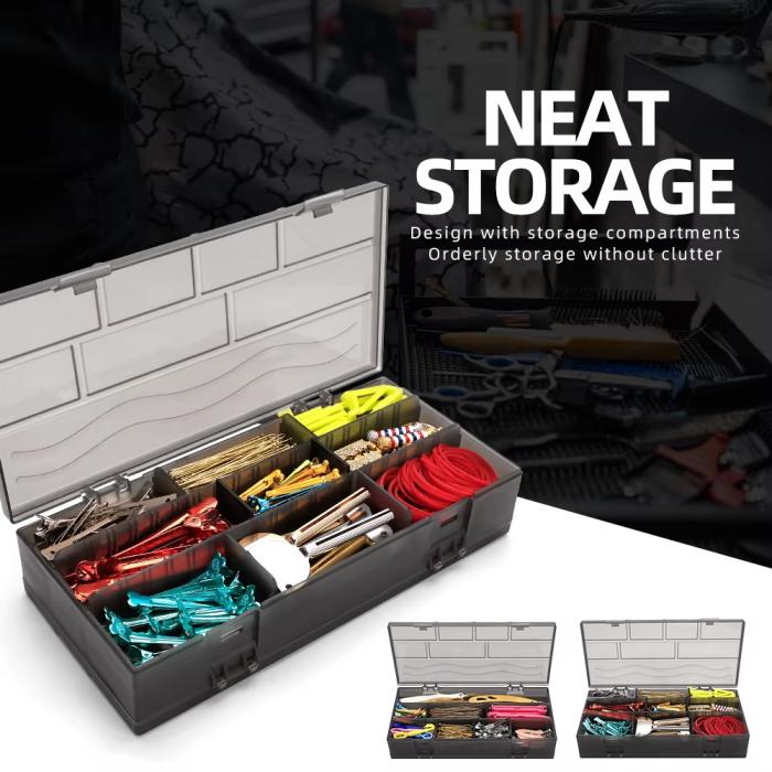 Custom Barber Tool Storage Box Organizer Hairdressers Case Scissors Clips Stylist Salon Styling Tool Box
