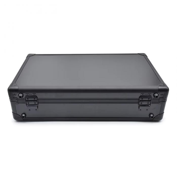 Professional Gold Aluminum Barber Tool Box Salon Hairdressing Suitcase Storage Travel Case