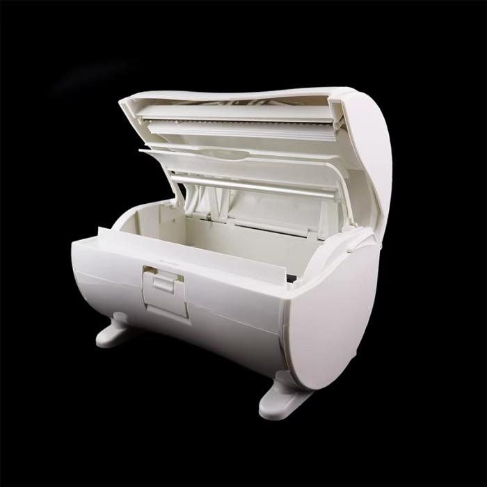Spot Hairdressing Aluminum Foil Cutter Salon Nail Art TinFoil Storage Box Decoration Perm Tin Foil Dispenser Barber Accessories