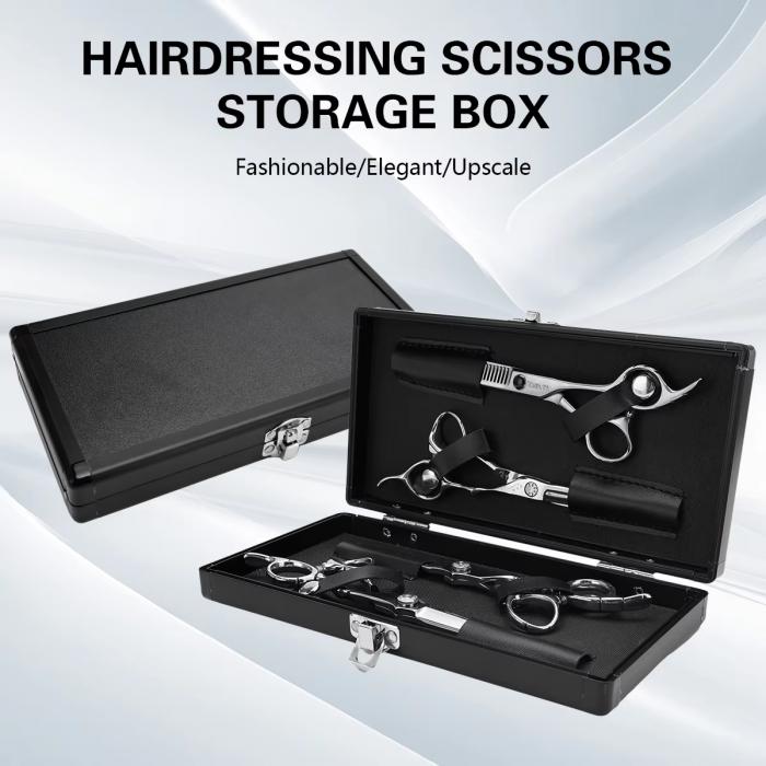 Creative Products Salon Foldable Travel Suitcase Portable Barber Hair Scissors Protect Case Hairdressing Tool Storage Toolbox